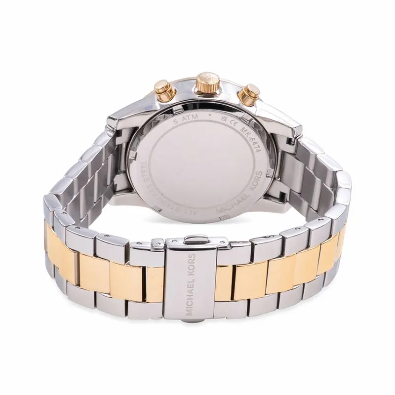 Michael Kors Ritz Chronograph Rose Gold-tone Ladies Watch- MK6474